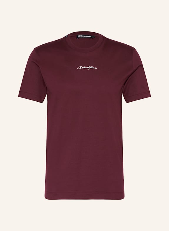 DOLCE & GABBANA T-Shirt DUNKELROT