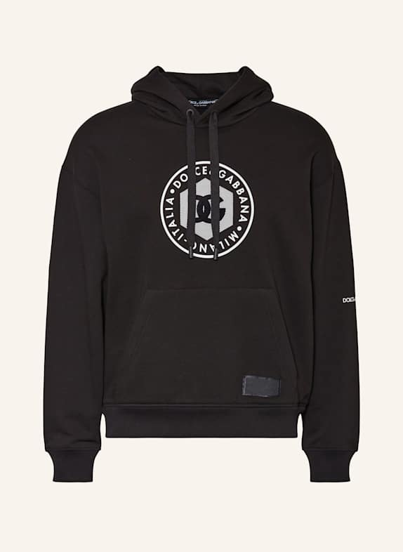 DOLCE & GABBANA Hoodie SCHWARZ