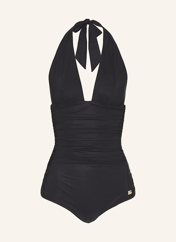DOLCE & GABBANA Neckholder-Badeanzug ESSENTIALS SCHWARZ
