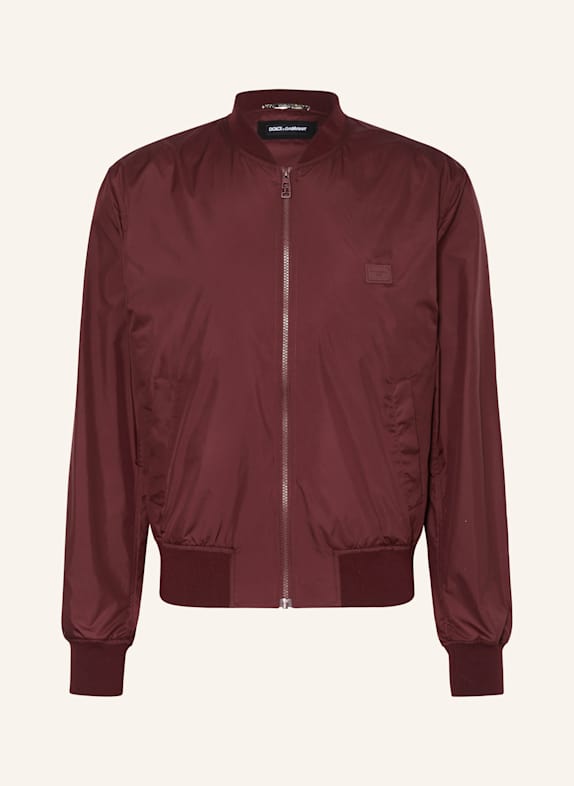 DOLCE & GABBANA Bomber jacket DARK RED
