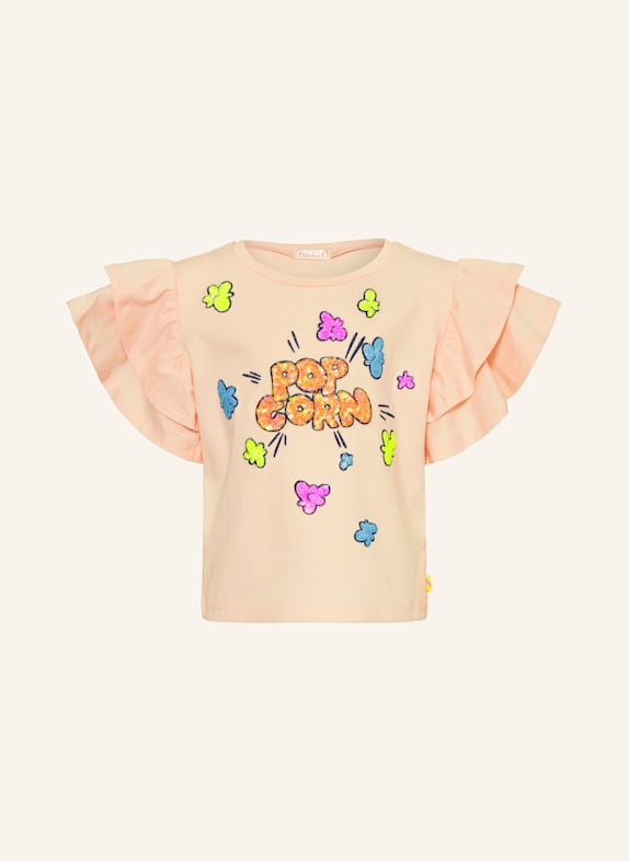 Billieblush T-Shirt mit Pailetten NUDE/ ORANGE/ GELB