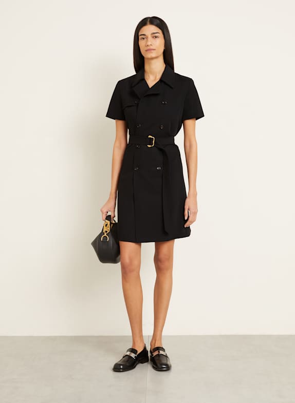 BURBERRY robe chemise NOIR