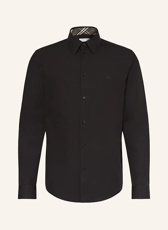 BURBERRY Hemd Slim Fit SCHWARZ