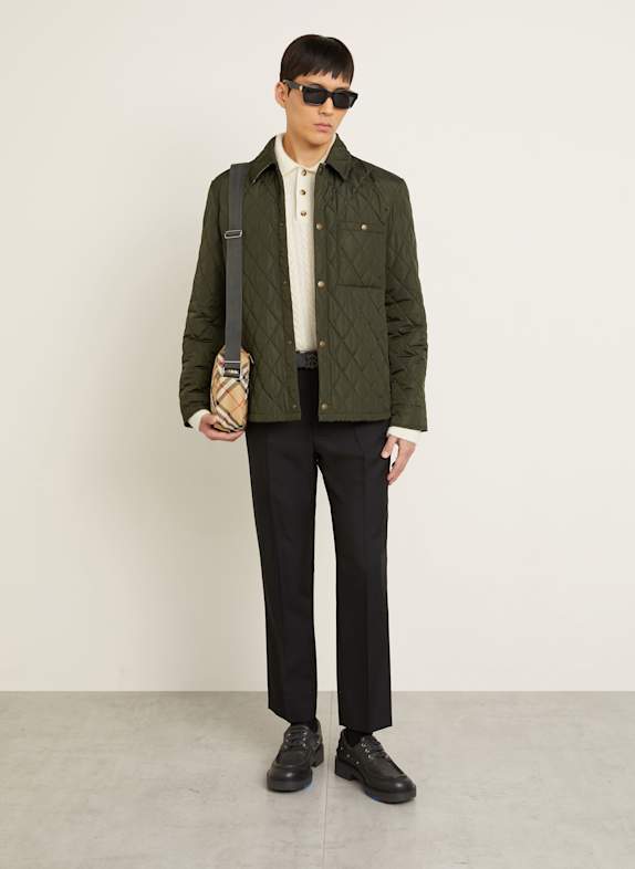 BURBERRY Steppjacke KHAKI