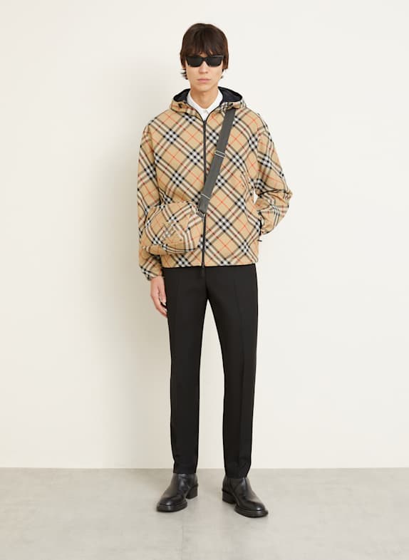BURBERRY Vändbar blouson BEIGE / SVART / RÖD