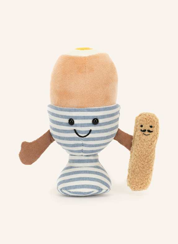 Jellycat Pluszowa zabawka AMUSEABLES EGGETHA & LANCE SOLDIER SZARONIEBIESKI/ BIAŁY/ BRĄZOWY