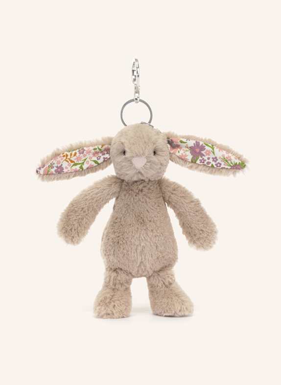 Jellycat Brelok i zawieszka do torby BLOSSOM BEIGE BUNNY PETAL BEŻOWY