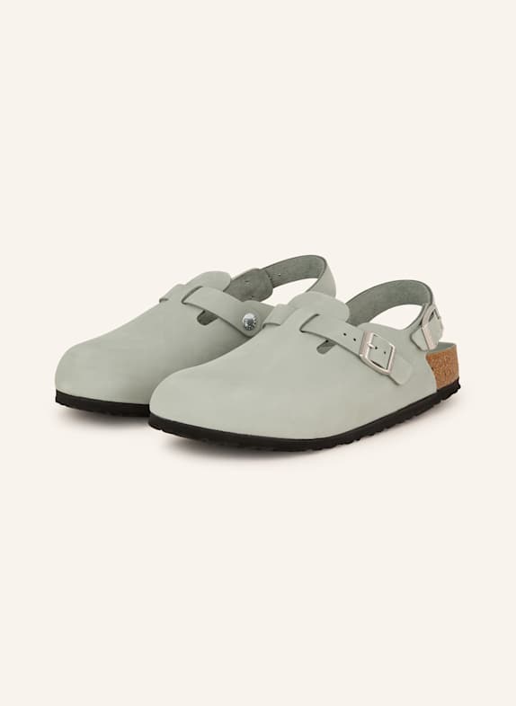 BIRKENSTOCK Pantoletten TOKIO LENB HELLGRAU