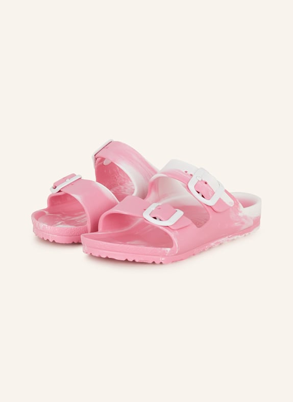 BIRKENSTOCK Pantoletten ARIZONA EVA PINK/ WEISS