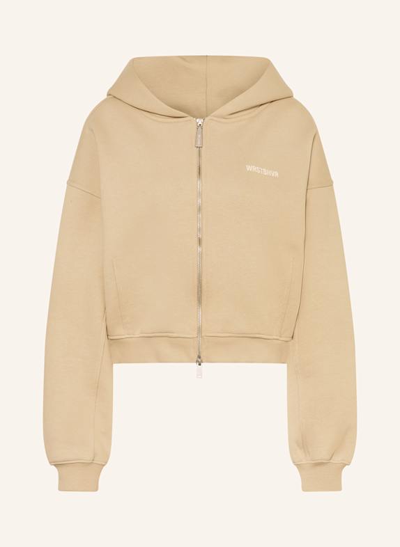 WRSTBHVR Sweatjacke ERIA HELLBRAUN