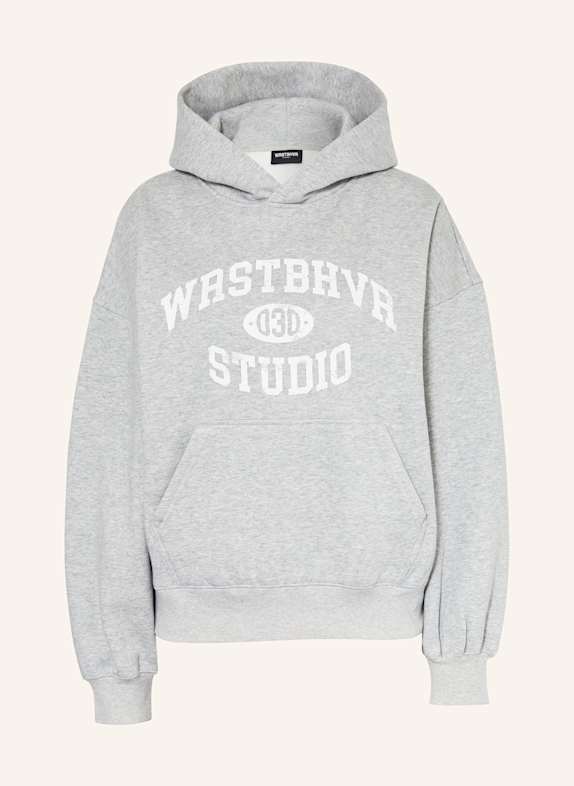 WRSTBHVR Hoodie NOMI HELLGRAU/ WEISS