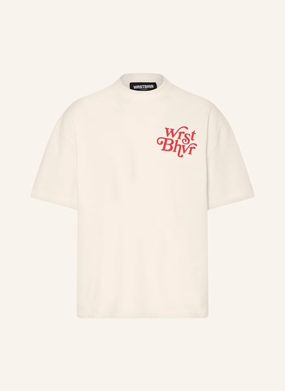 WRSTBHVR T-Shirt REAN WEISS/ FUCHSIA