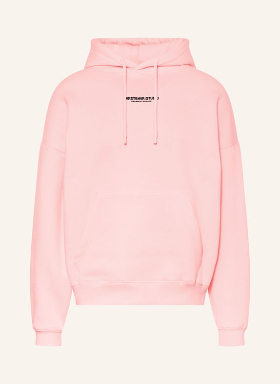 WRSTBHVR Mikina s kapucí RŮŽOVÁ