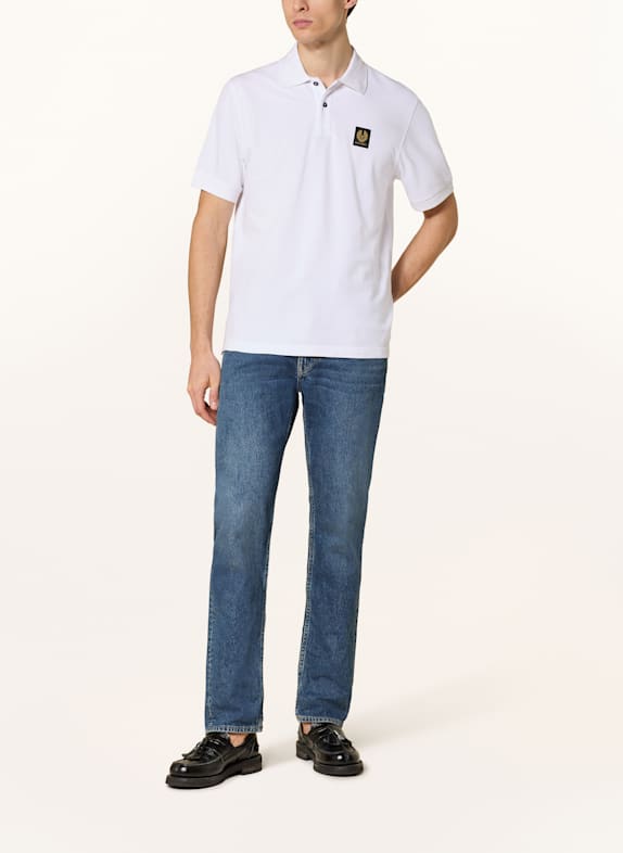 BELSTAFF Piqué-poloskjorte HVID