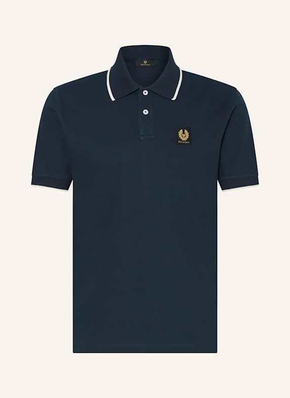 BELSTAFF Piqué polo shirt DARK BLUE