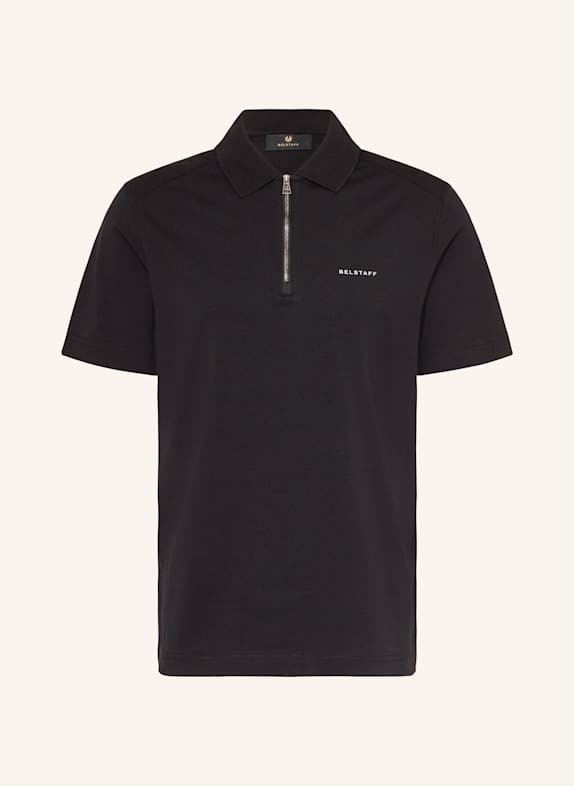 BELSTAFF ALLOY jersey polo shirt BLACK