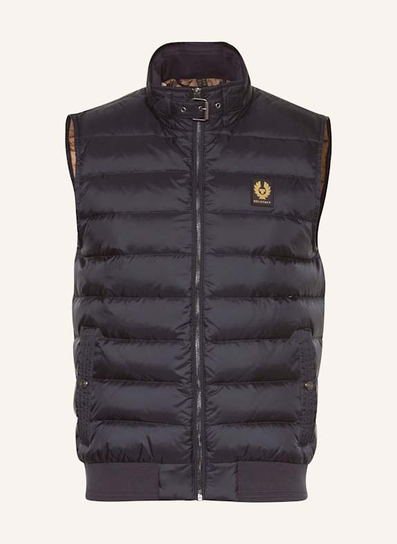 BELSTAFF Down vest CIRCUIT DARK BLUE