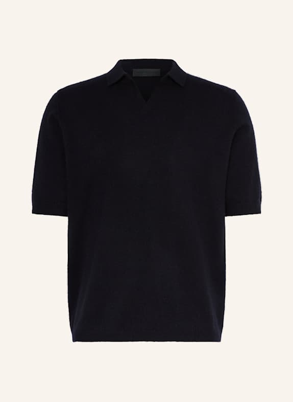 IRIS von ARNIM Strick-Poloshirt AMECA aus Cashmere DUNKELBLAU