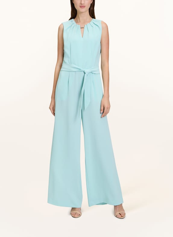 BETTY&CO Piqué jumpsuit TURQUOISE