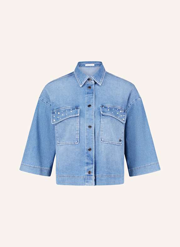 BETTY&CO Jeansjacke mit 3/4-Arm BLAU