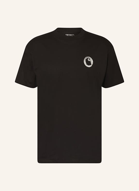 carhartt WIP T-Shirt LINKED CHARMS SCHWARZ/ GRAU