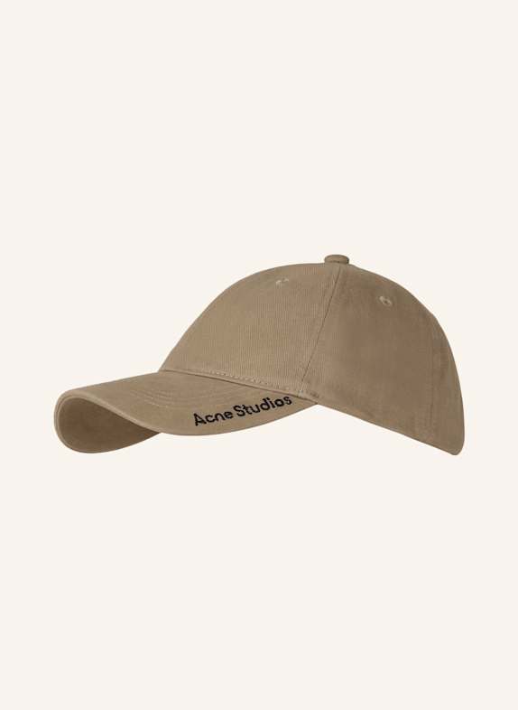 Acne Studios Czapka z daszkiem BEŻOWY