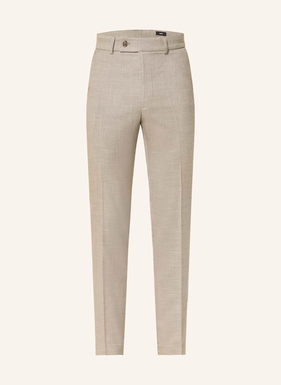 CINQUE Spodnie garniturowe CIBRAVO extra slim fit  23 BRAUN