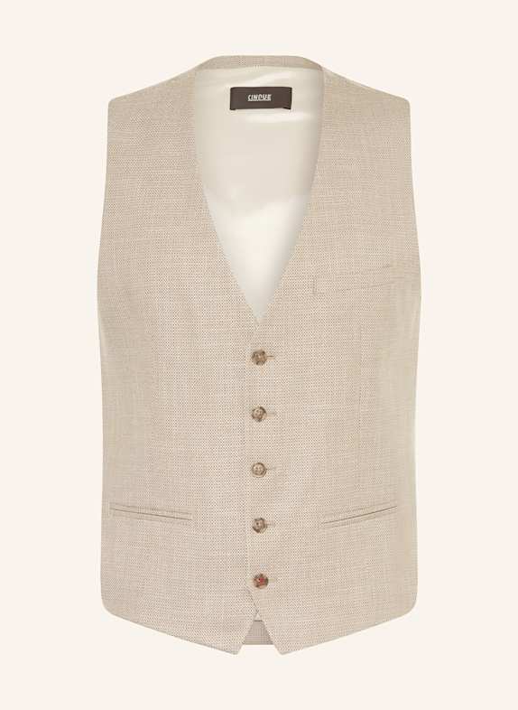 CINQUE Anzugweste CIVITRA Extra Slim Fit  23 BRAUN