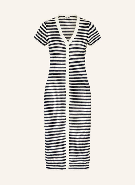 ICHI Strickkleid IHLORIANNA DUNKELBLAU/ CREME