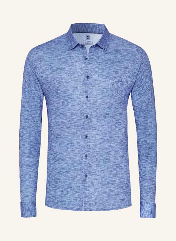 DESOTO Jerseyhemd Slim Fit BLAU