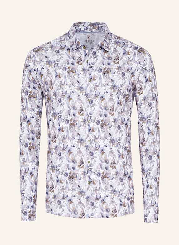 DESOTO Hemd Comfort Fit WEISS/ BLAU/ ROSÉ