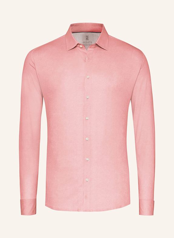 DESOTO Jerseyhemd Slim Fit LACHS