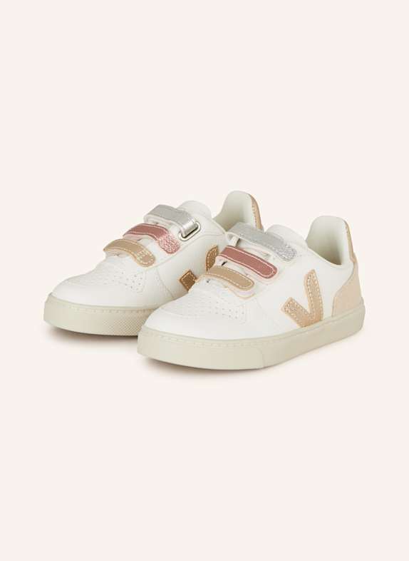 VEJA Sneaker V-10 WEISS/ BEIGE