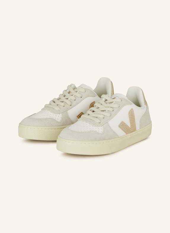 VEJA Sneaker V-10 WEISS/ HELLGRAU