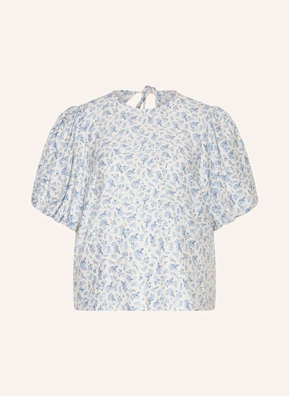 MSCH COPENHAGEN Blusenshirt MSCHCAJSA KARALYNN WEISS/ BLAU/ HELLBLAU