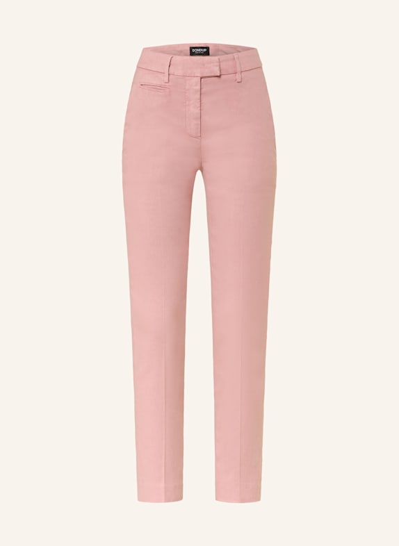 Dondup Trousers with linen PINK
