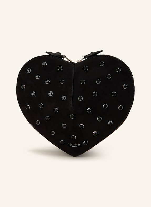 ALAÏA Umhängetasche LE COEUR SCHWARZ