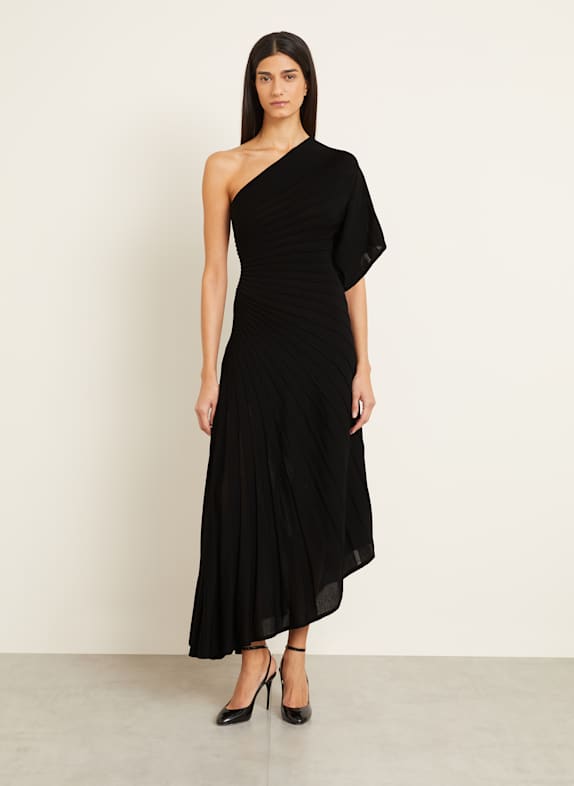 ALAÏA Strickkleid RAY SCHWARZ
