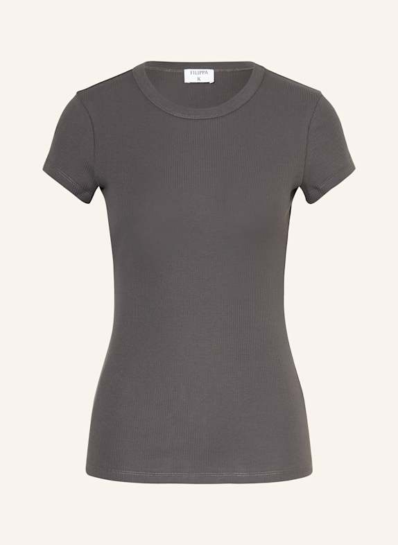 Filippa K T-Shirt DUNKELGRAU