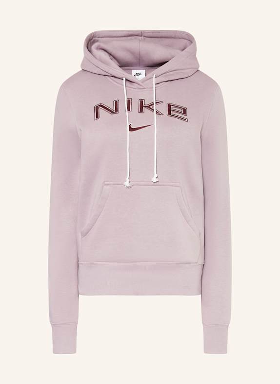 Nike Bluza z kapturem SPORTSWEAR PHOENIX BLADORÓŻOWY/ CIEMNOCZERWONY