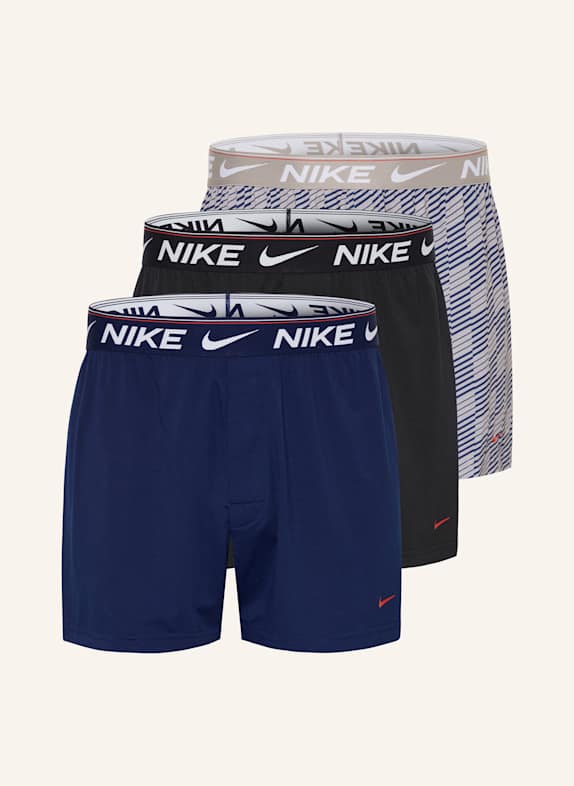 Nike Bokserki, 3 szt. CZARNY/ BEŻOWY/ GRANATOWY