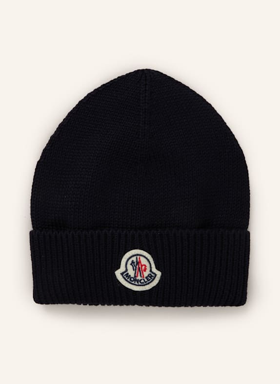 MONCLER enfant Mütze DUNKELBLAU