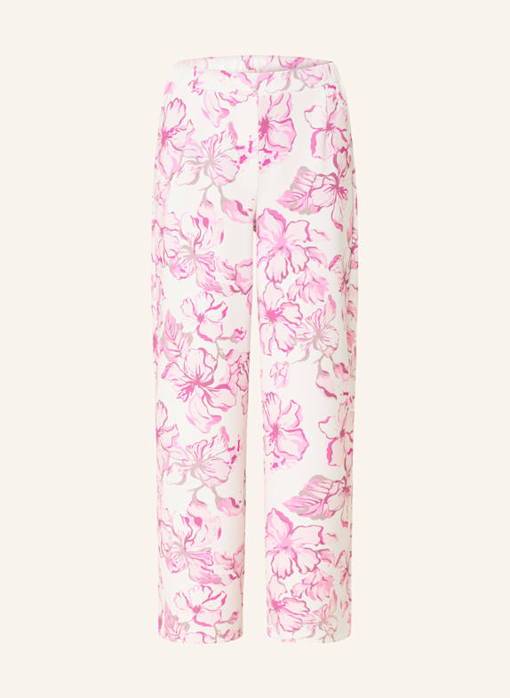 monari Marlenehose aus Jersey WEISS/ ROSA