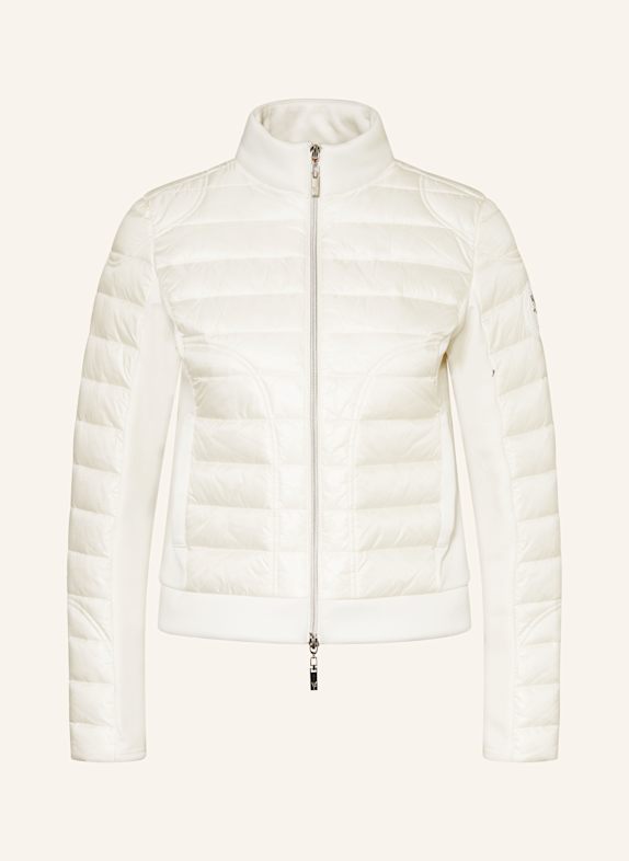 monari Steppjacke mit Schmucksteinen WEISS