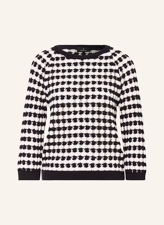 monari Pullover DUNKELBLAU/ WEISS