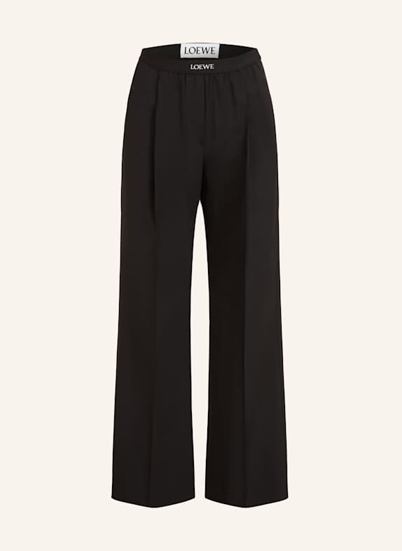 LOEWE Marlene kalhoty ČERNÁ