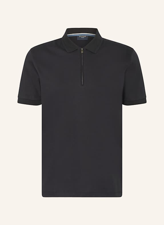 OLYMP Jersey-Poloshirt Casual comfort fit SCHWARZ