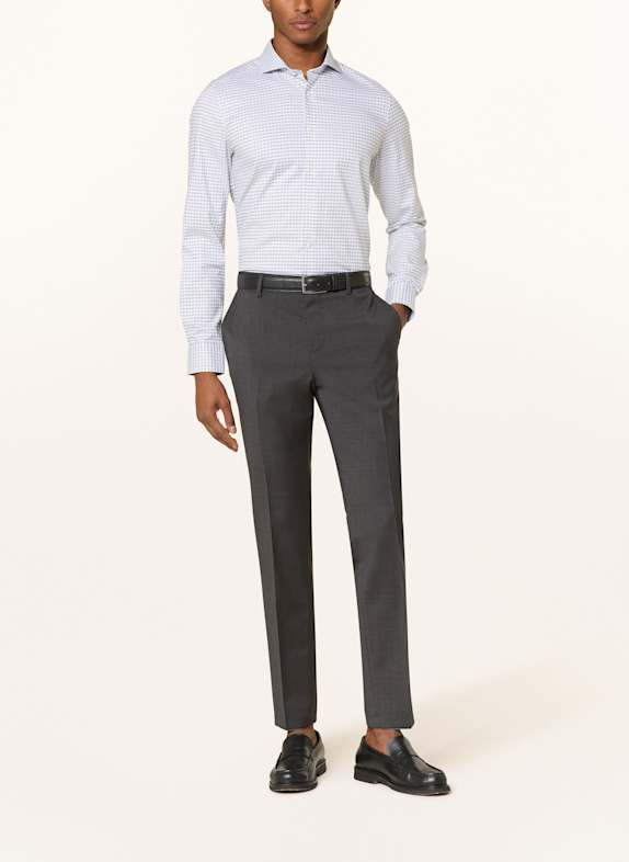 OLYMP Hemd Level Five body fit WEISS / GRAU