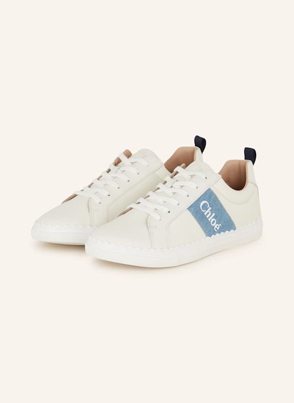 Chloé Sneakersy CHLOE 117 GEBROCHENES WEISS