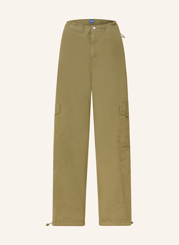 HUGO BLUE Cargohose HABANI KHAKI